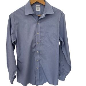 Brooks Brothers Button Down Dress Shirt - Blue
